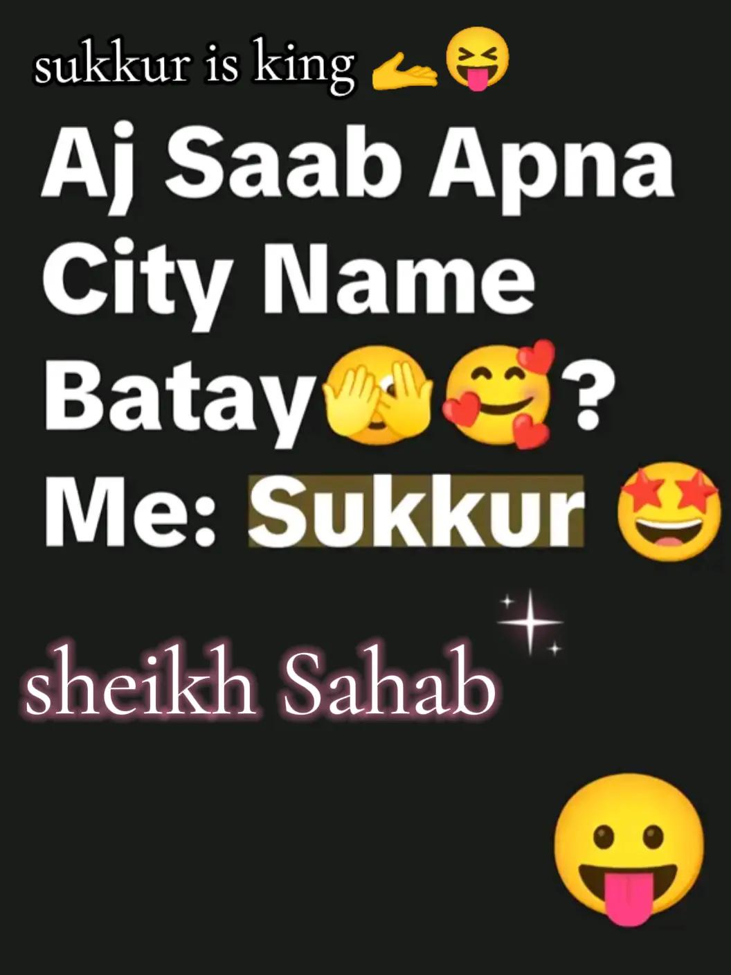 @🤨sukkur is🫣King💞