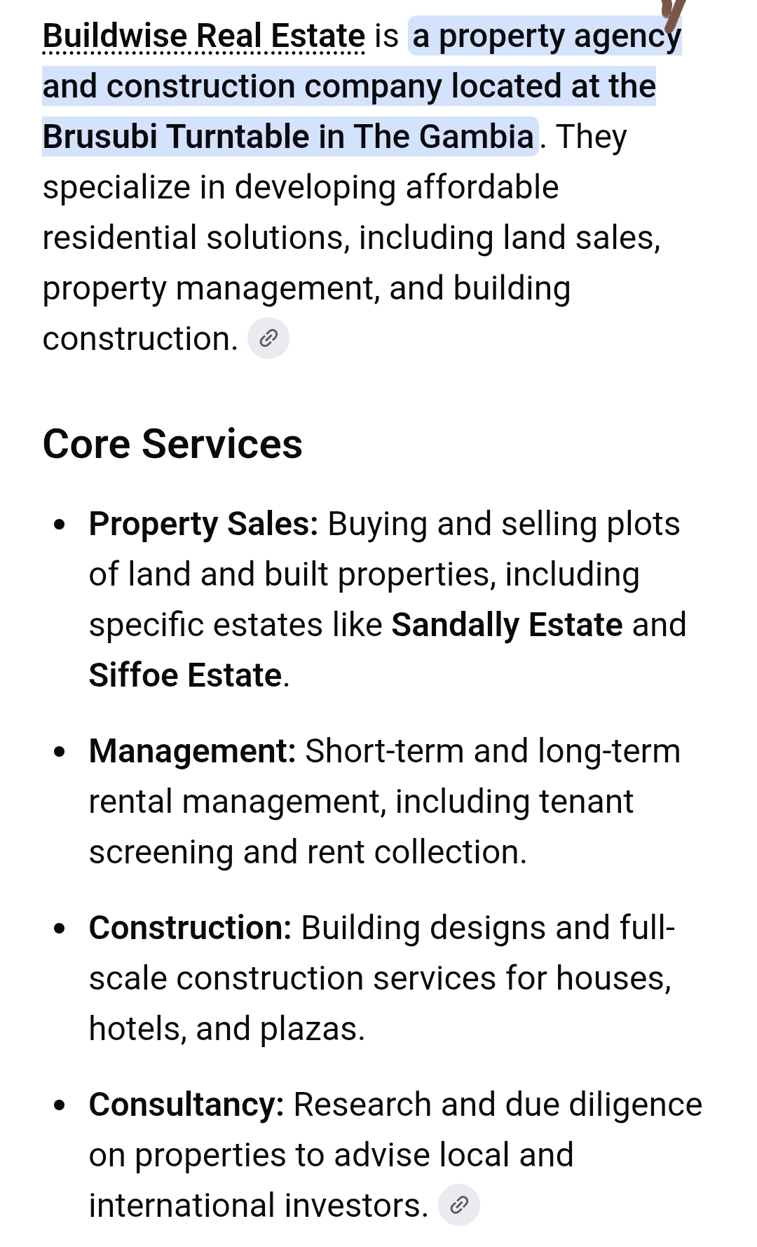 @BUILDWISE REAL ESTATE, GAMBIA