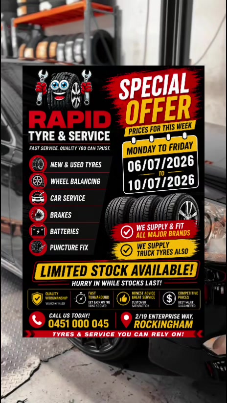 @Rapid Tyre And Service