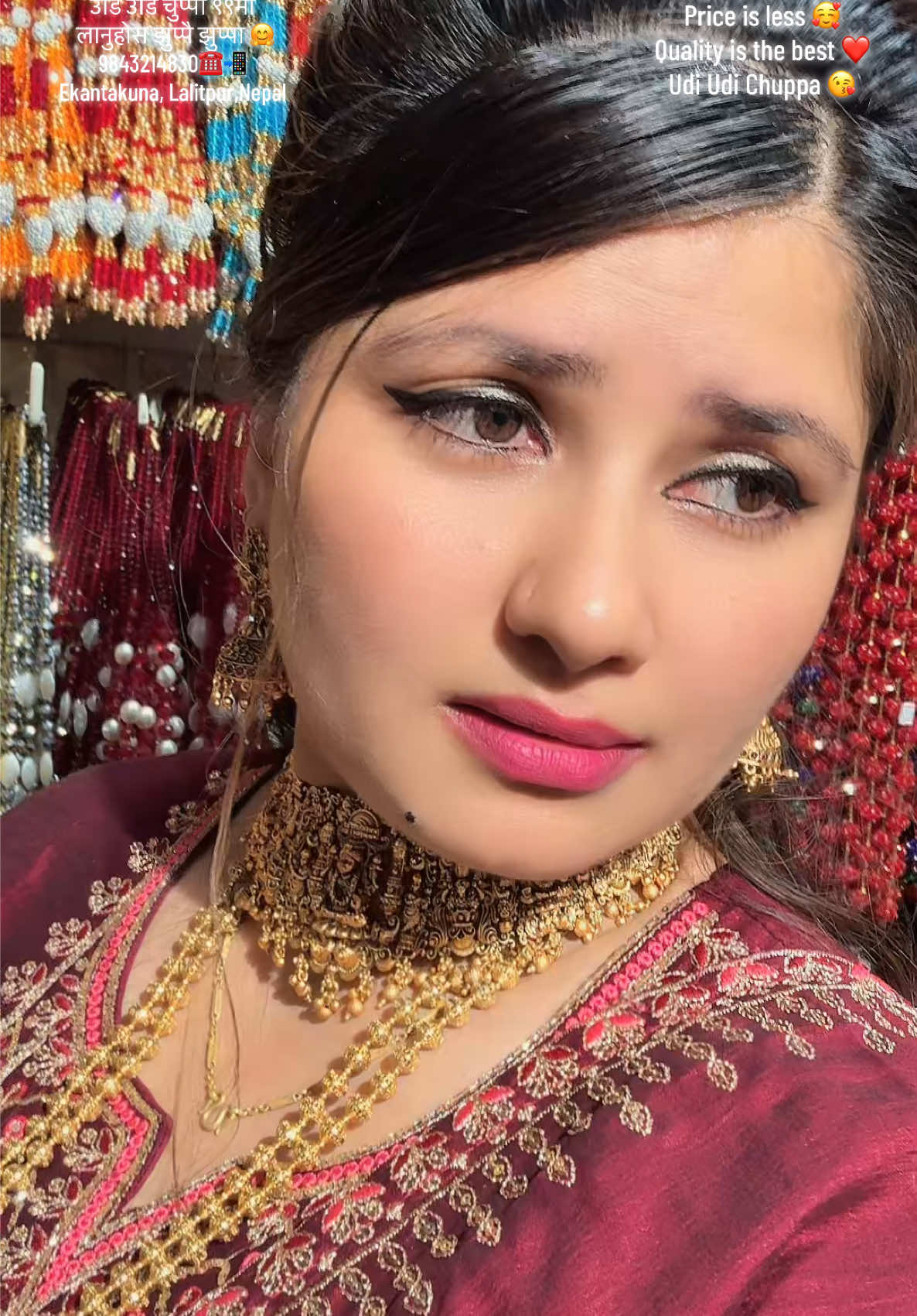 @Udi Udi Chuppa😘Alina Baskota