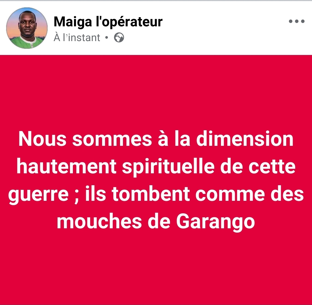 @Maiga  l'op&eacute;rateur