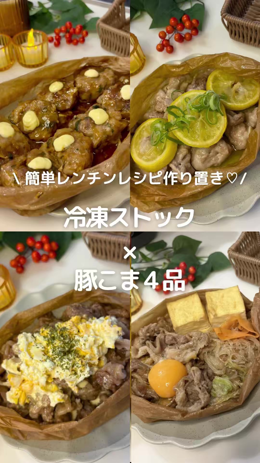@おと⌇ 冷凍ストックで楽するごはん