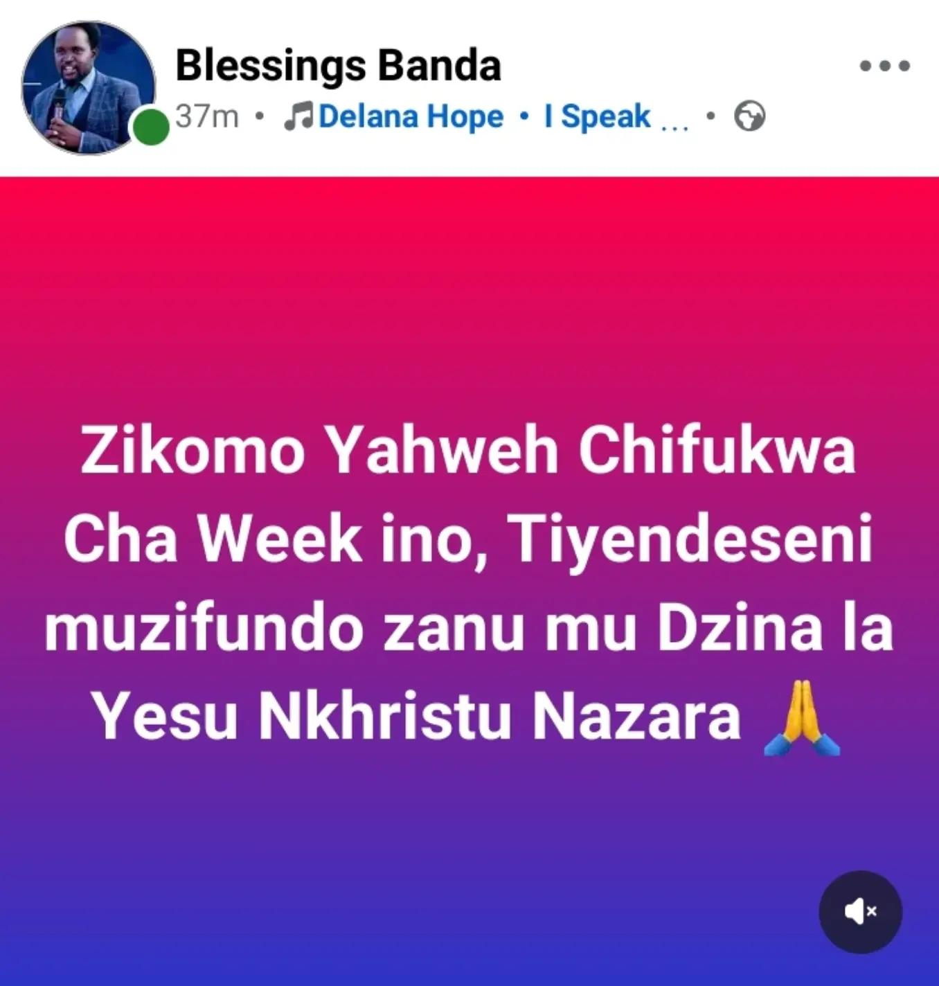 @Prophet Blessings Zuze Banda