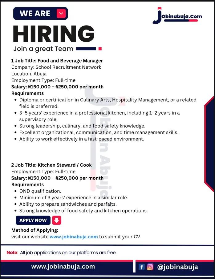 @Jobs in Abuja