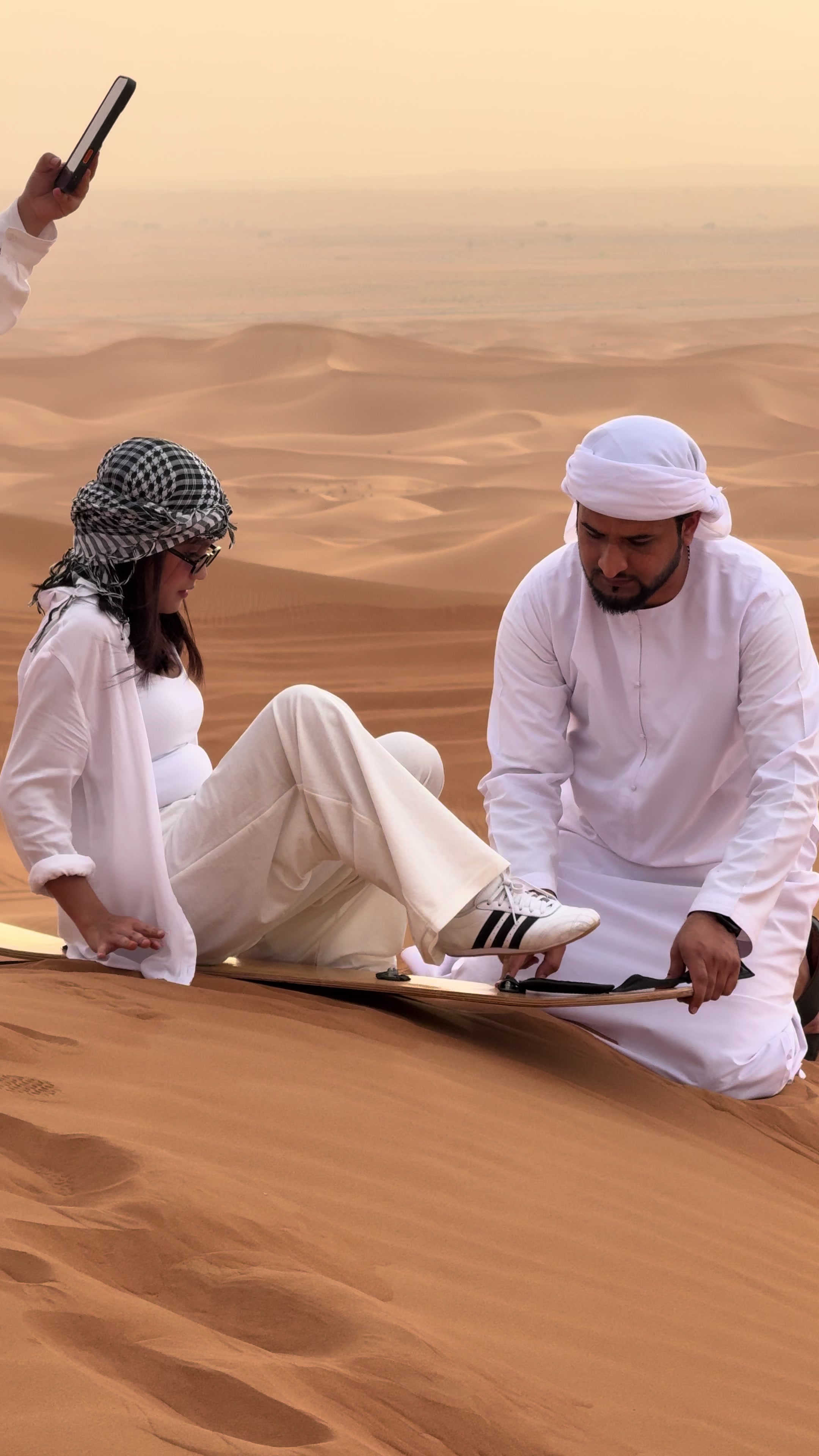 @Golden sand desert safari