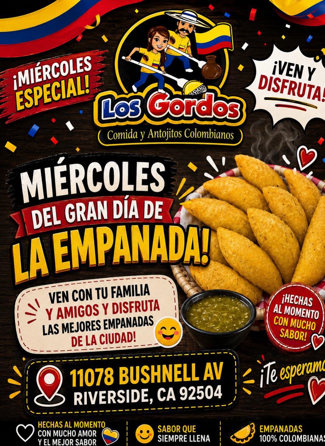 @los gordos comida colombiana