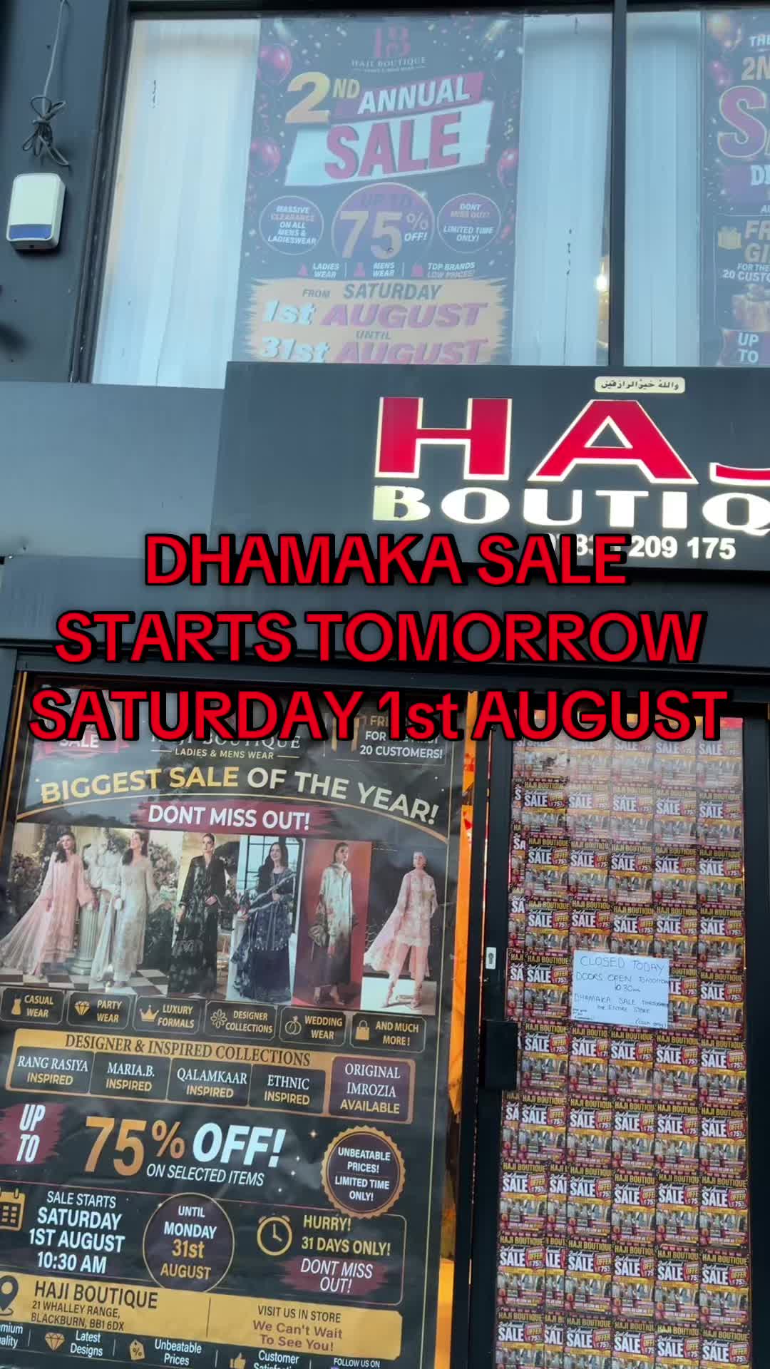 @Haji boutique blackburn
