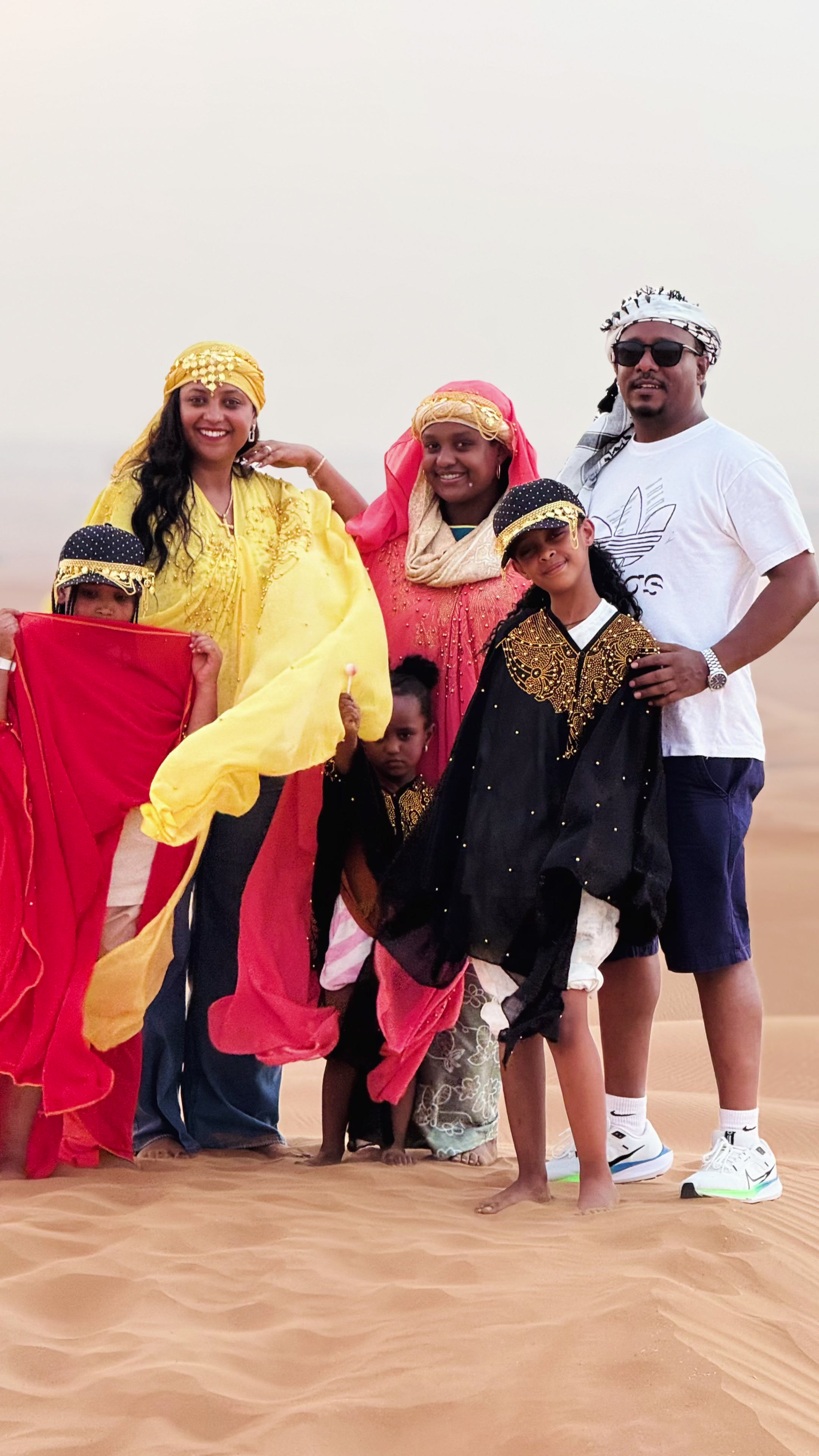 @Golden sand desert safari