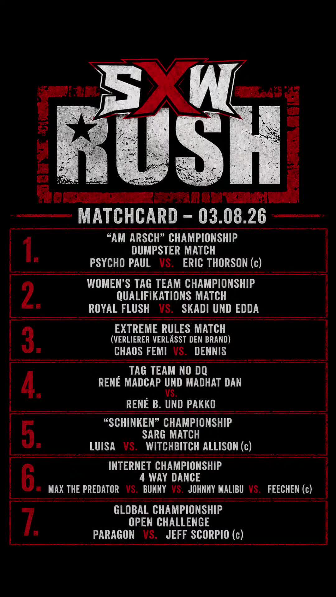 @SXW - Community Wrestling Liga
