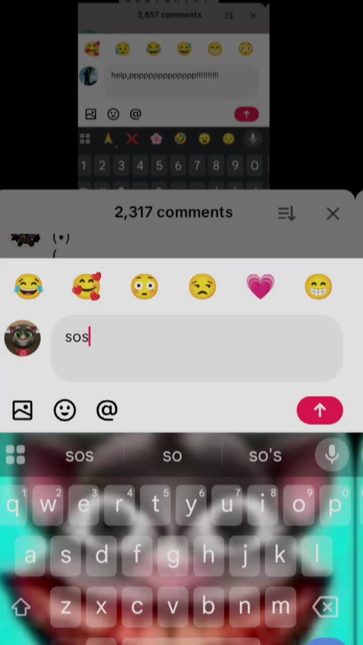 @emoji cat black candy