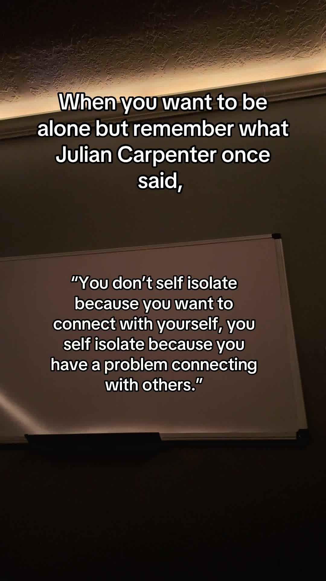 @Julian Carpenter