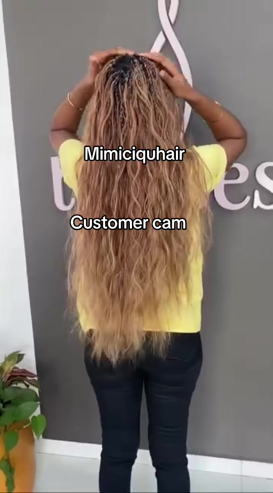 @Boho human hair curls in Lagos