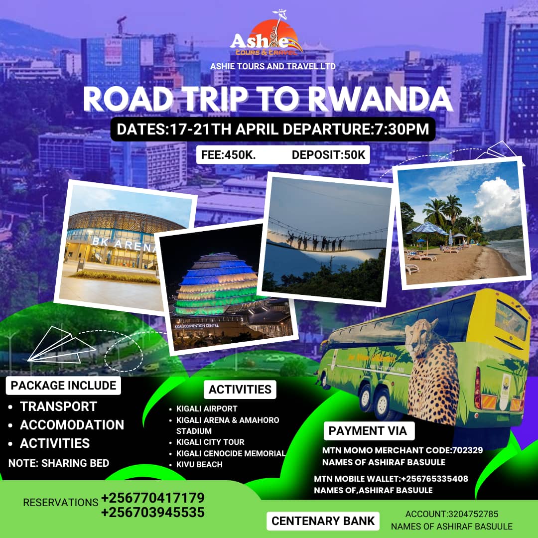 @&Agrave;SHIE TOURS & TRAVEL✈️🇺🇬🇷🇼