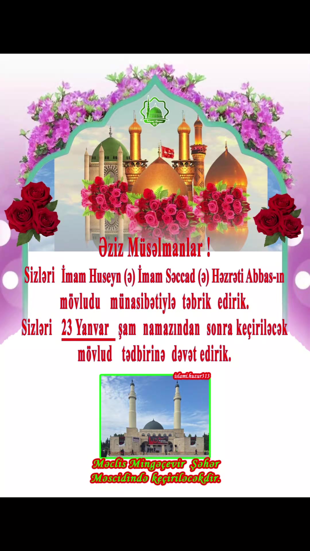 @Mingə&ccedil;evir Heydər Məscidi