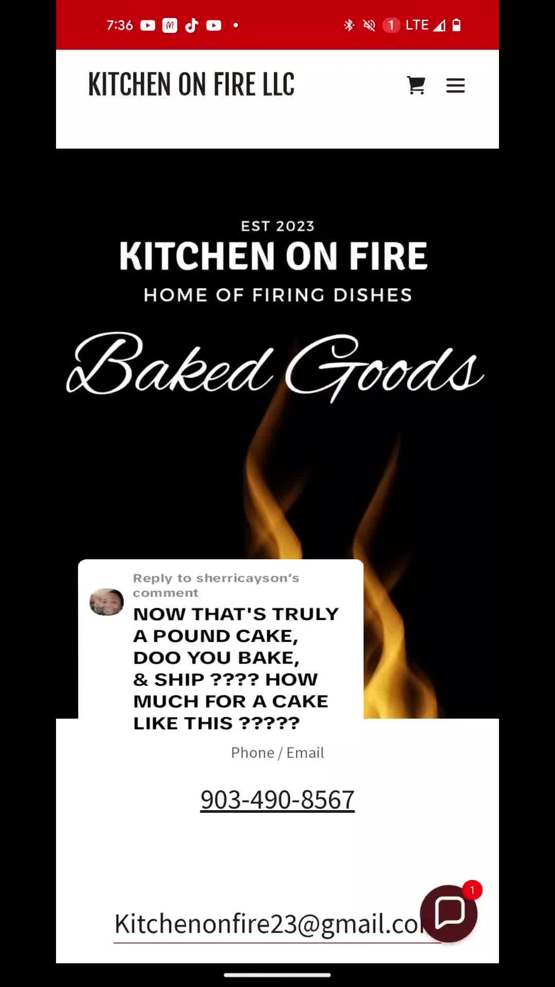 @Kitchen On Fire