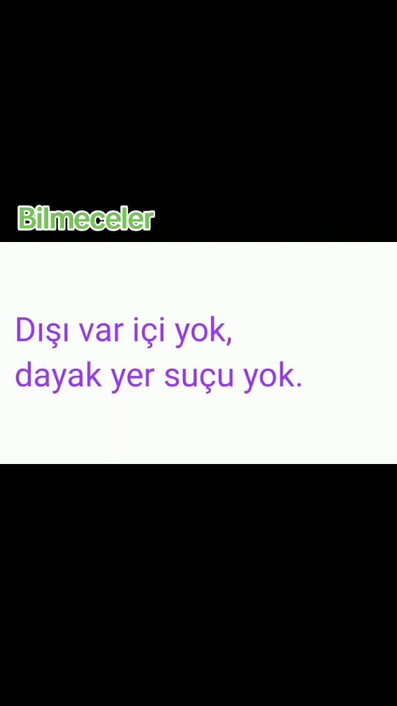 @Onur &Ccedil;ayğaracı 🌼Bilmeceler