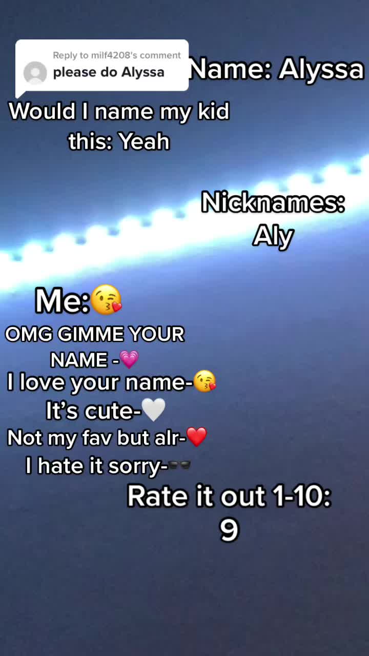 @Rating Names 😃
