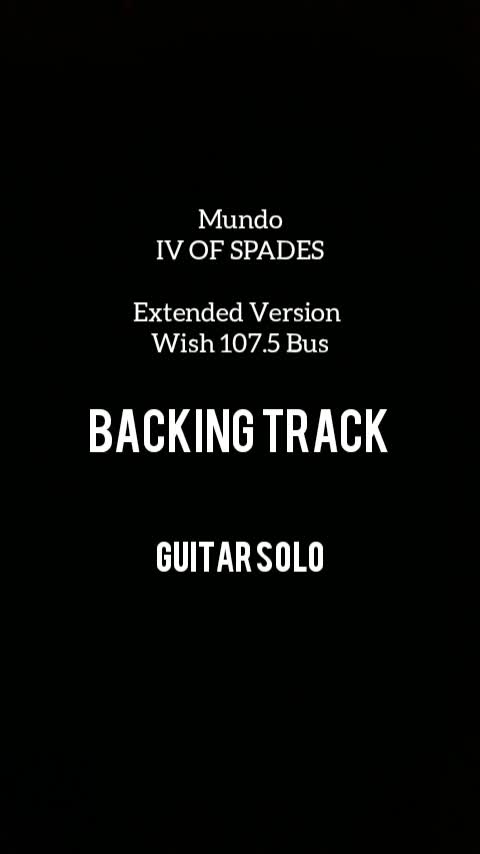 @Vidguitar Backingtrack