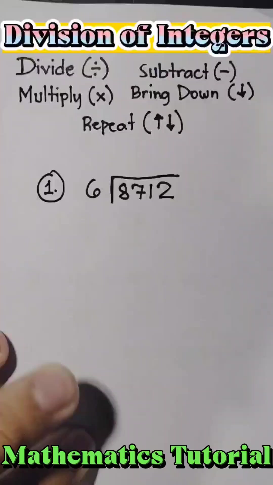 @MATHEMATICS TUTORIAL