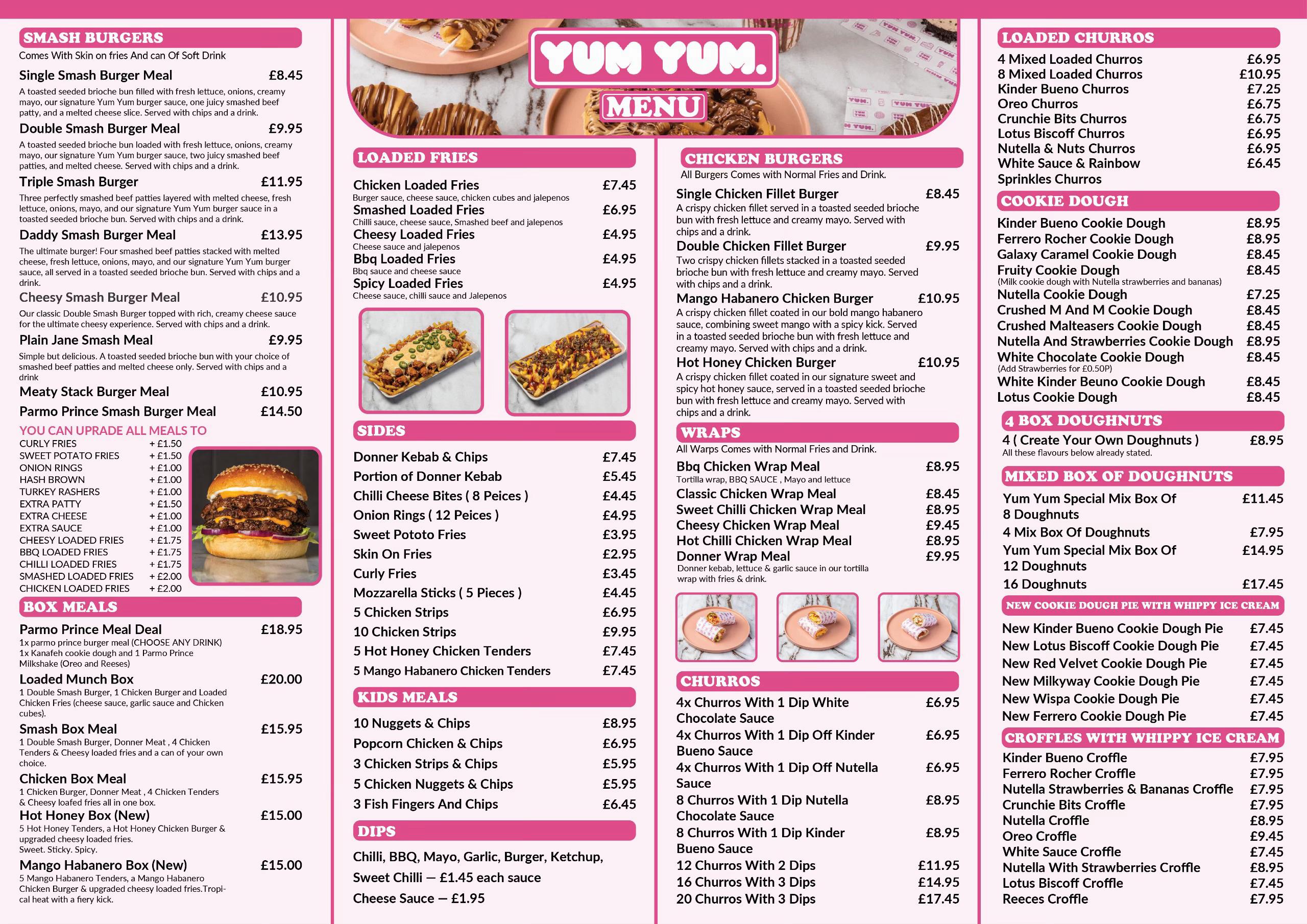 @Yum Yum Burgers & Desserts