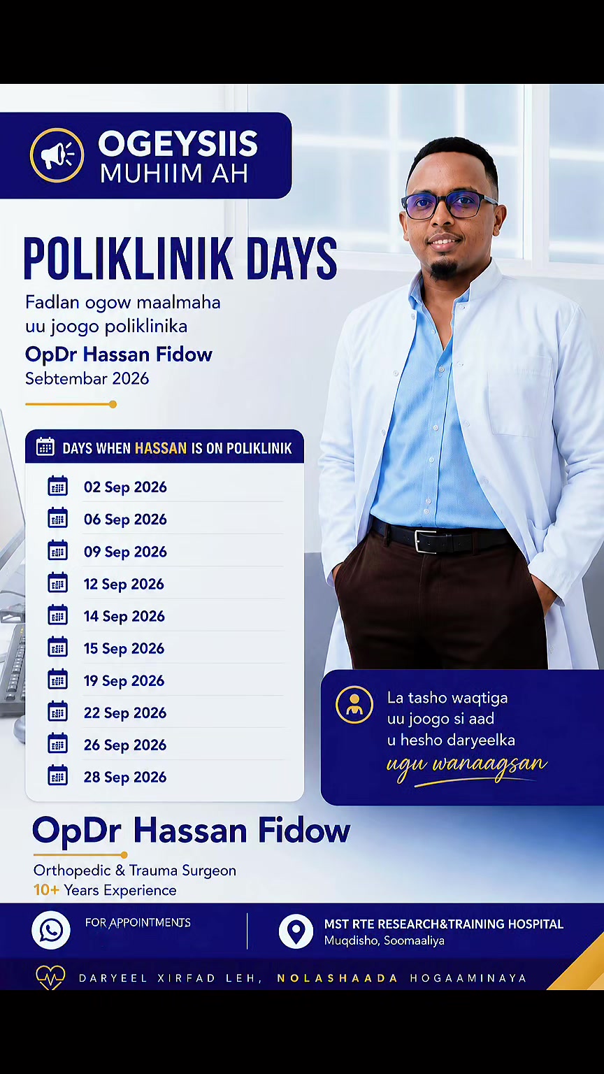 @DrHassan Fidow