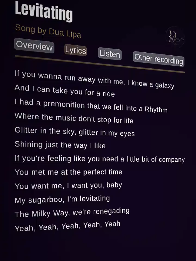 @D'lyrics
