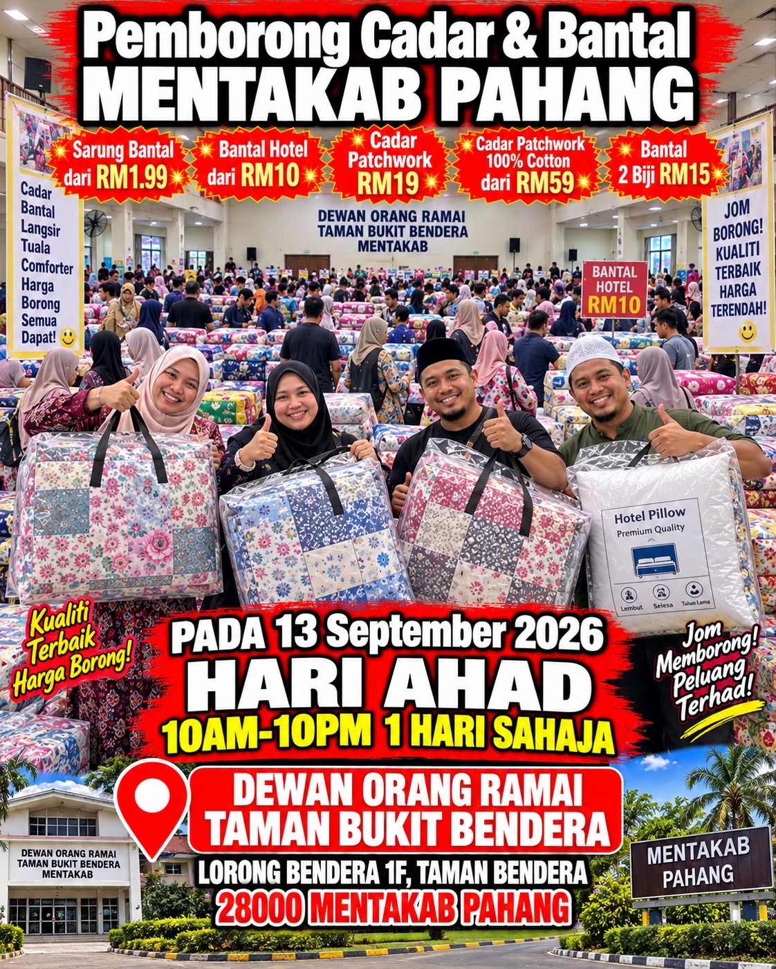 @Pemborong Cadar & Bantal