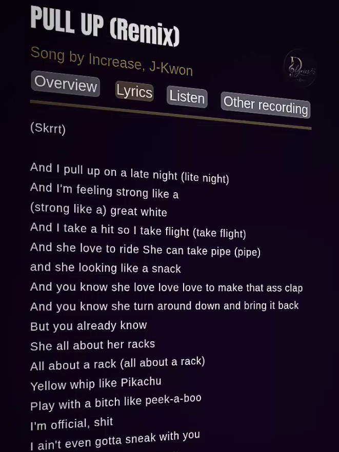@D'lyrics
