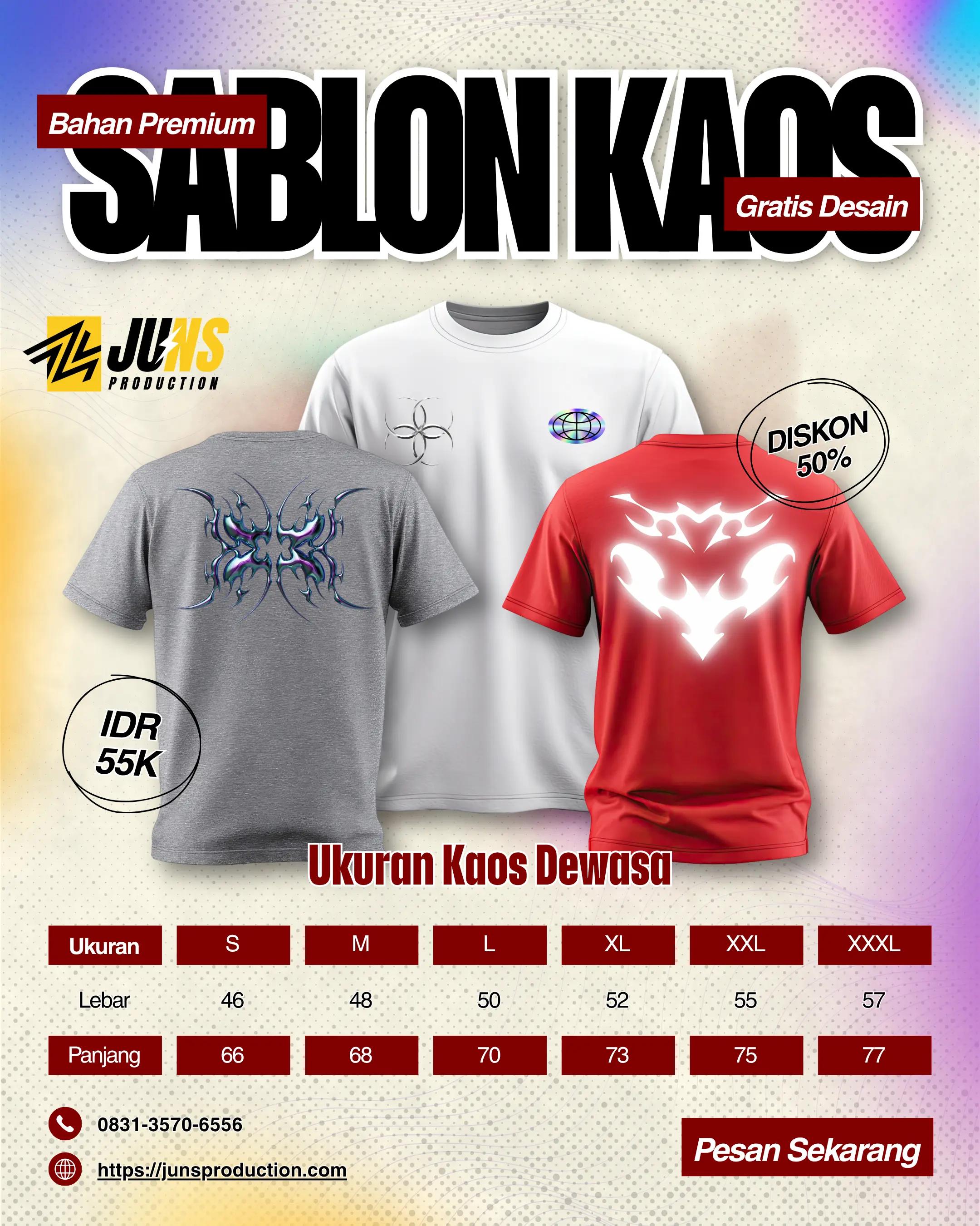 @JUNS Production - Sablon Kaos