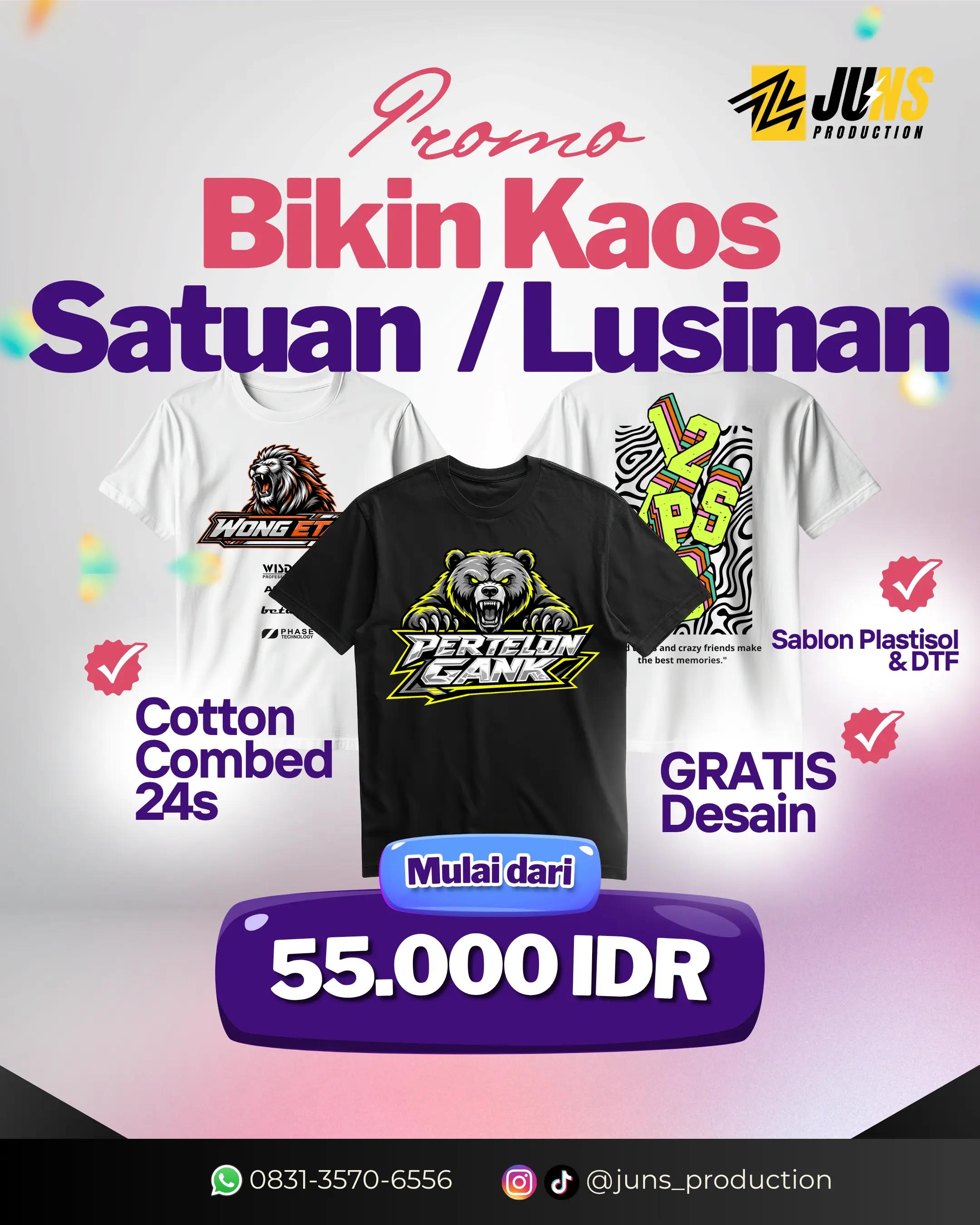 @JUNS Production - Sablon Kaos