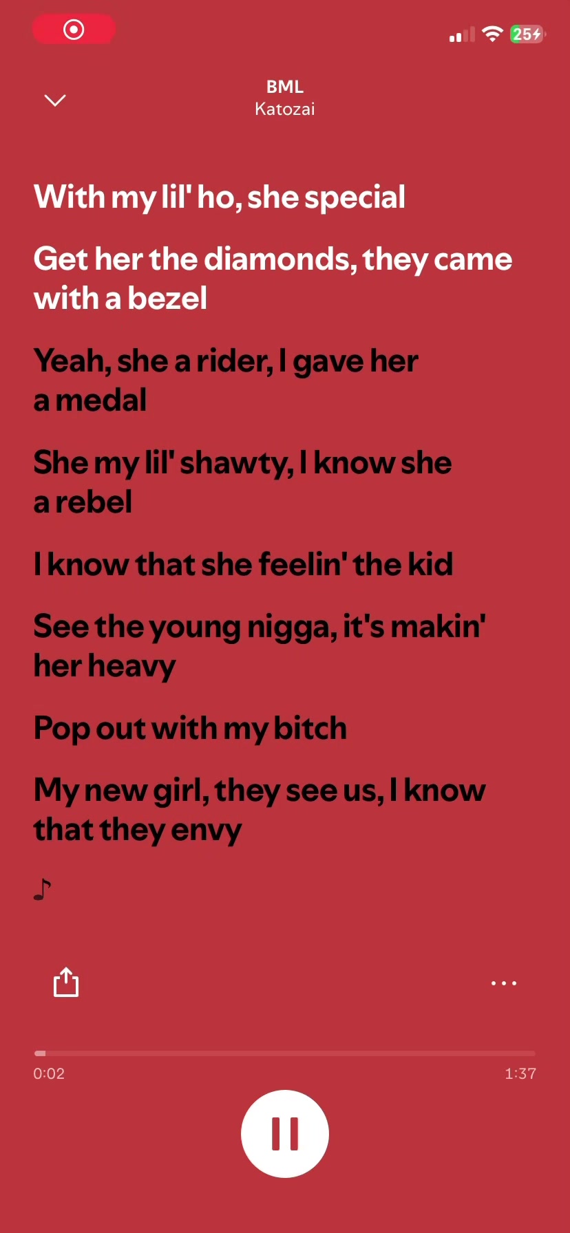 @Song of the dayyyy