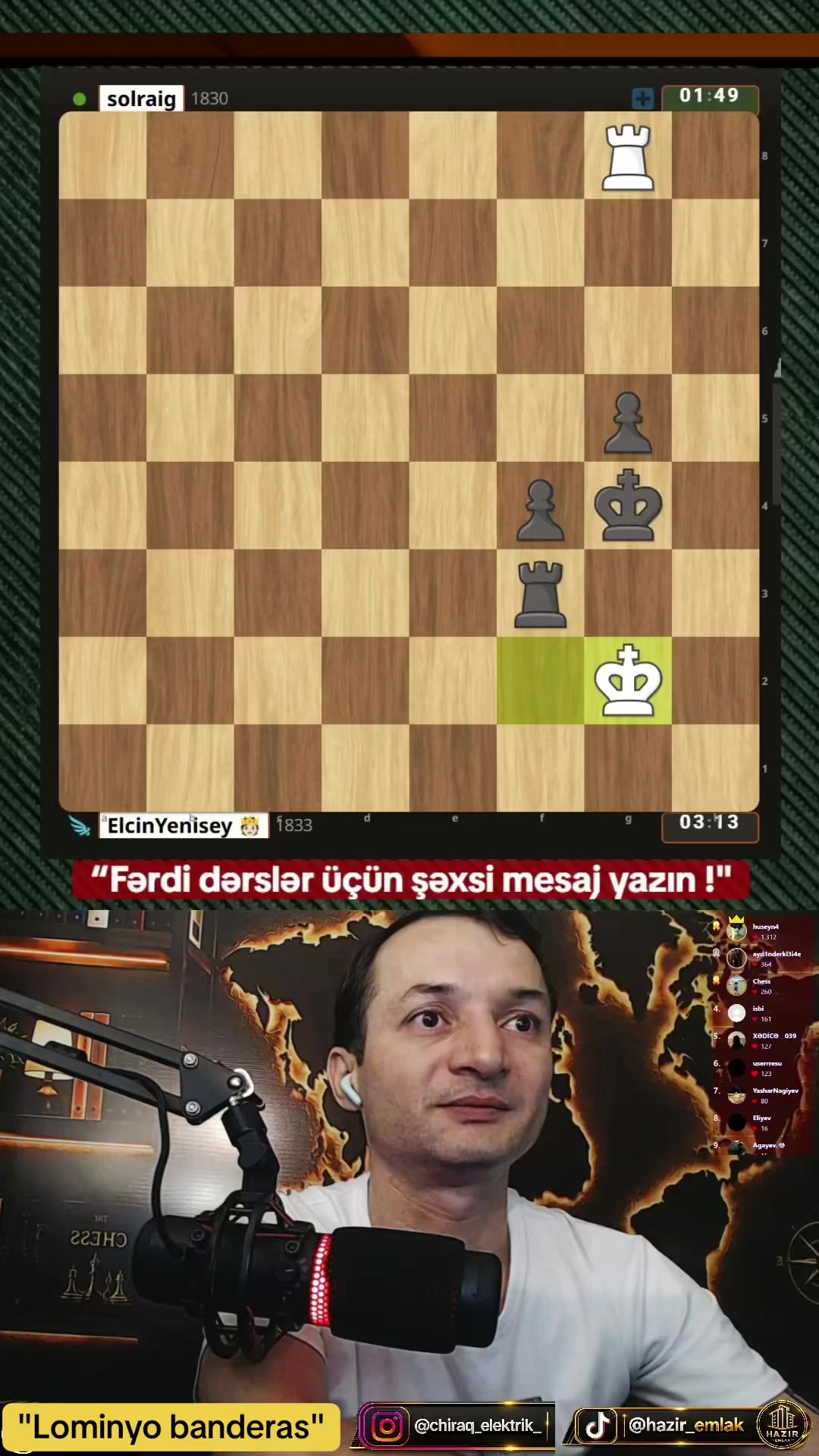 @𝐸𝓁𝒸𝒾𝓃 𝒴𝑒𝓃𝒾𝓈𝑒𝓎 ✅♟️
