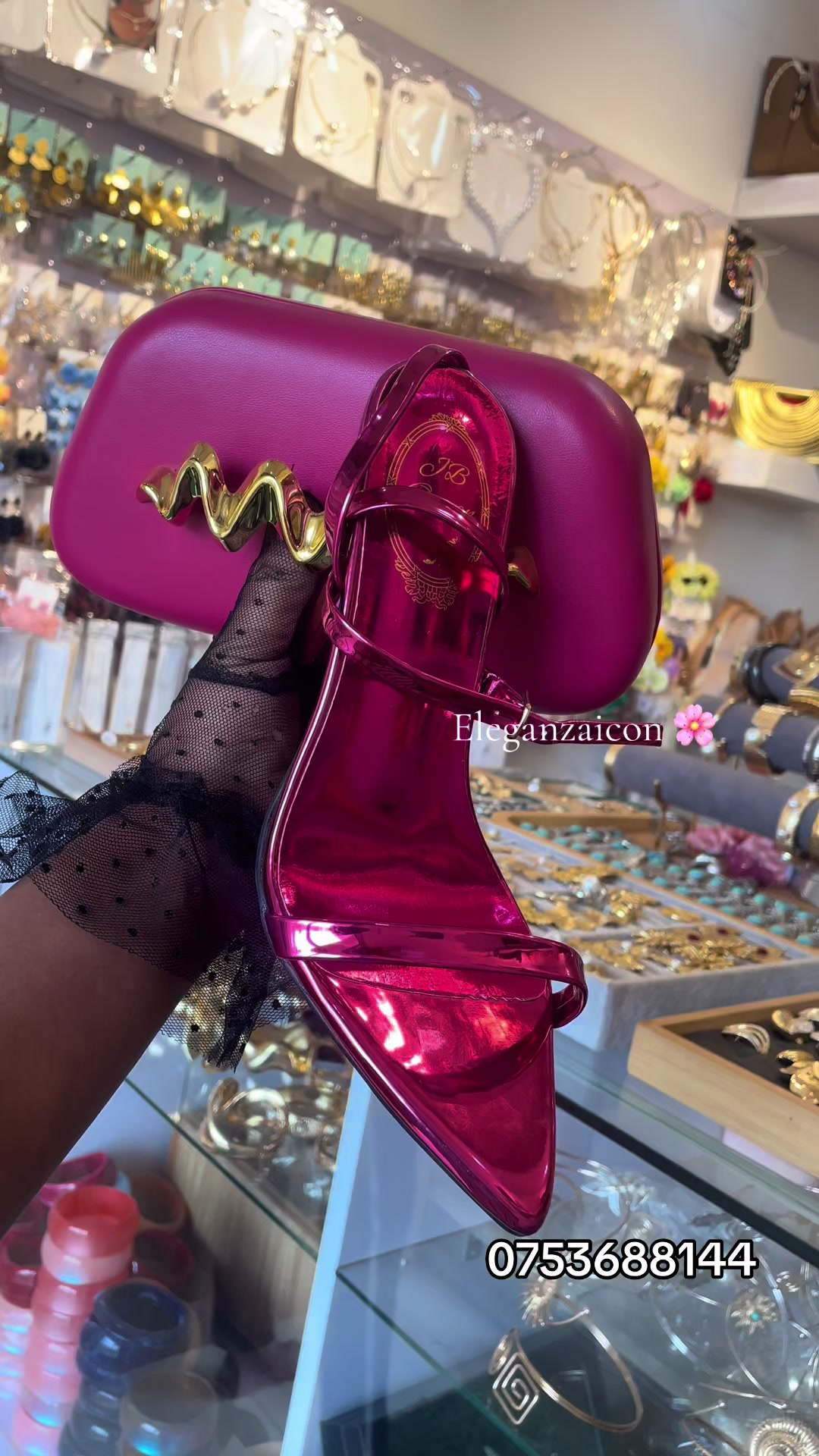 @ELEGANZAicon-jewelry/bag/heels