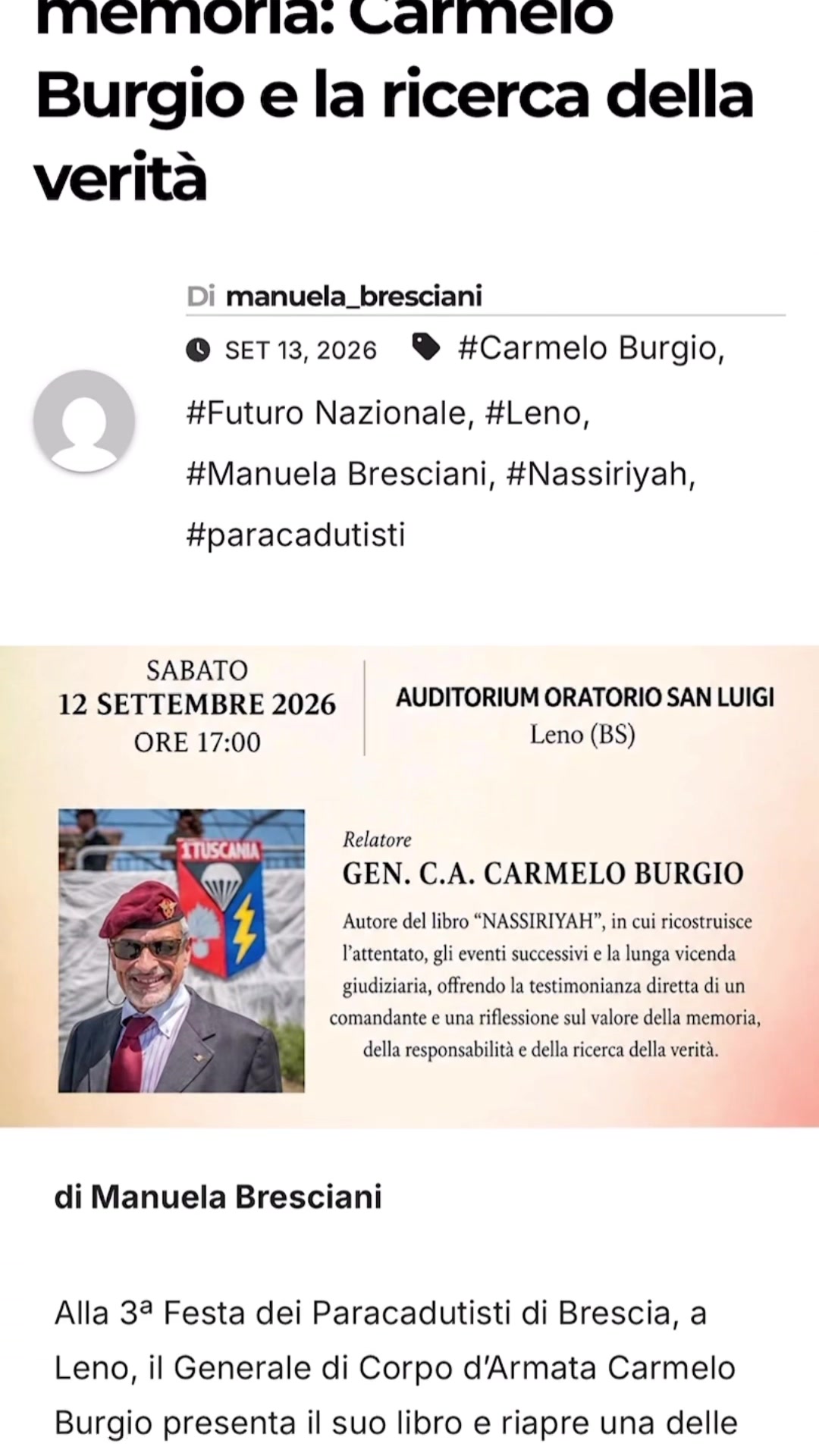@MANUELA BRESCIANI
