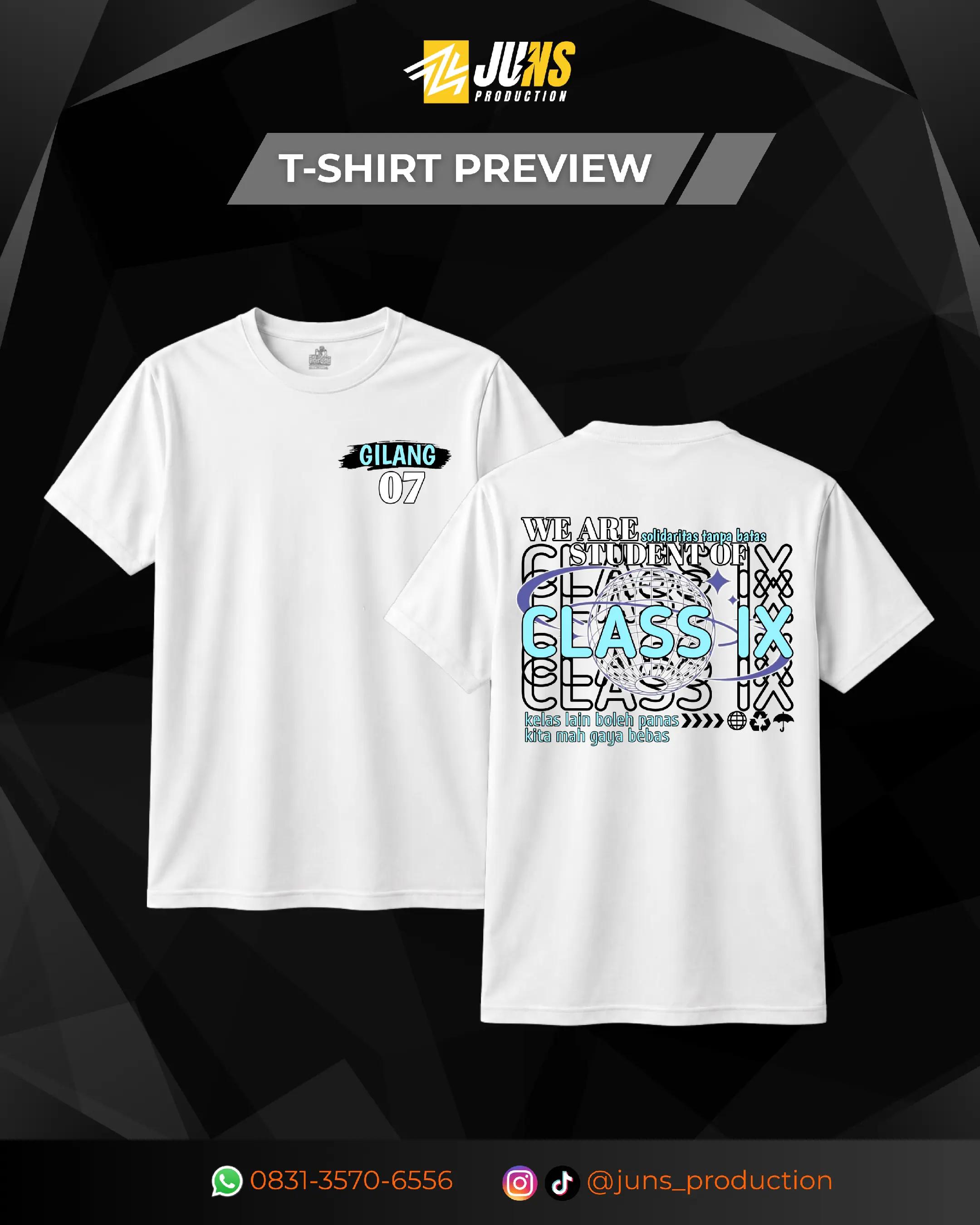 @JUNS Production - Sablon Kaos