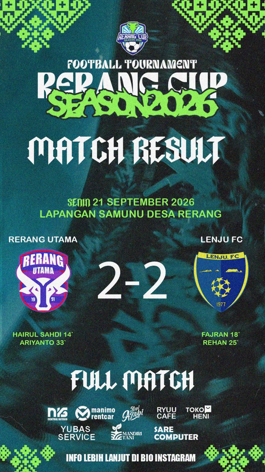 @RERANG CUP 1
