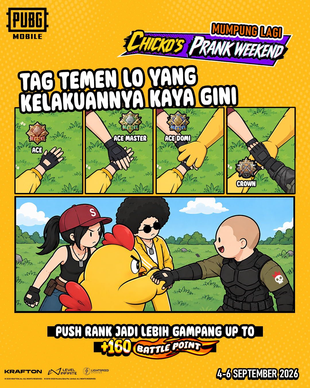 @PUBGMOBILEID