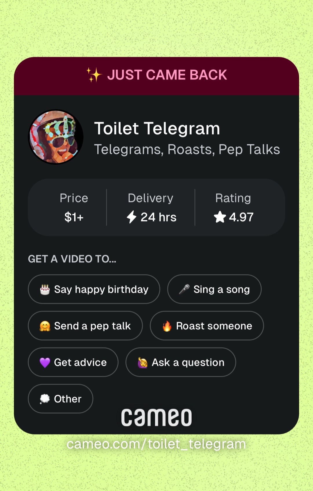 @Toilet Telegram