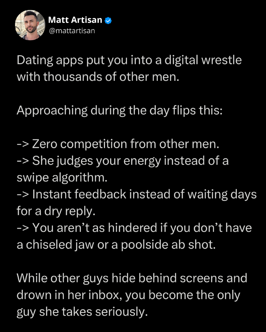 @Matt Artisan #1 Dating Coach