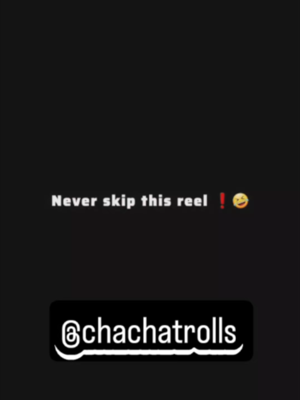 @chacha troll