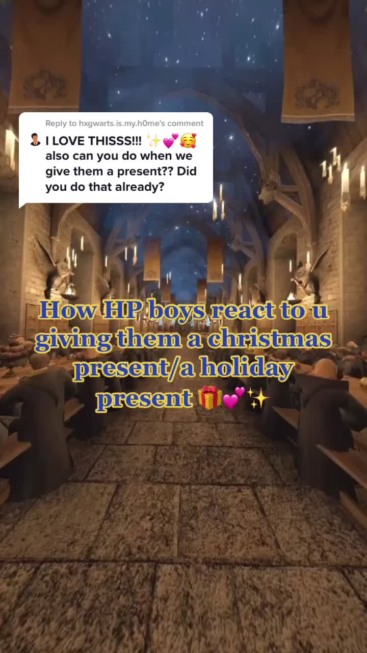 @How HP🪄 boys react + more!💕✨