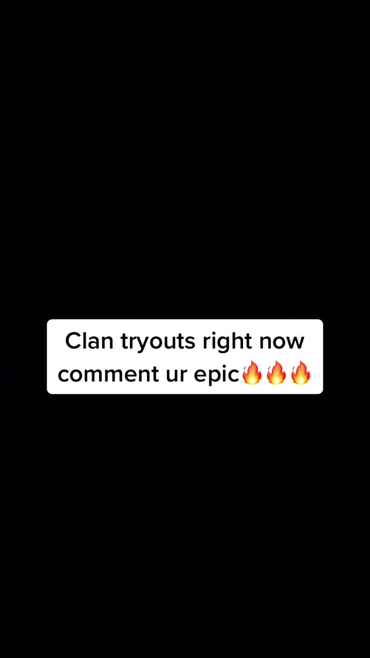@Tryout for team swags