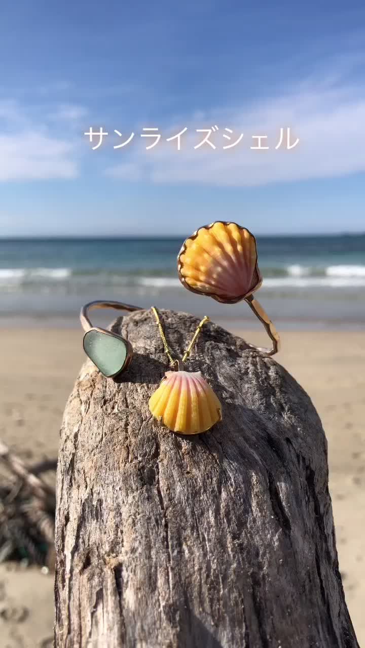 @calm シーグラスと天然石