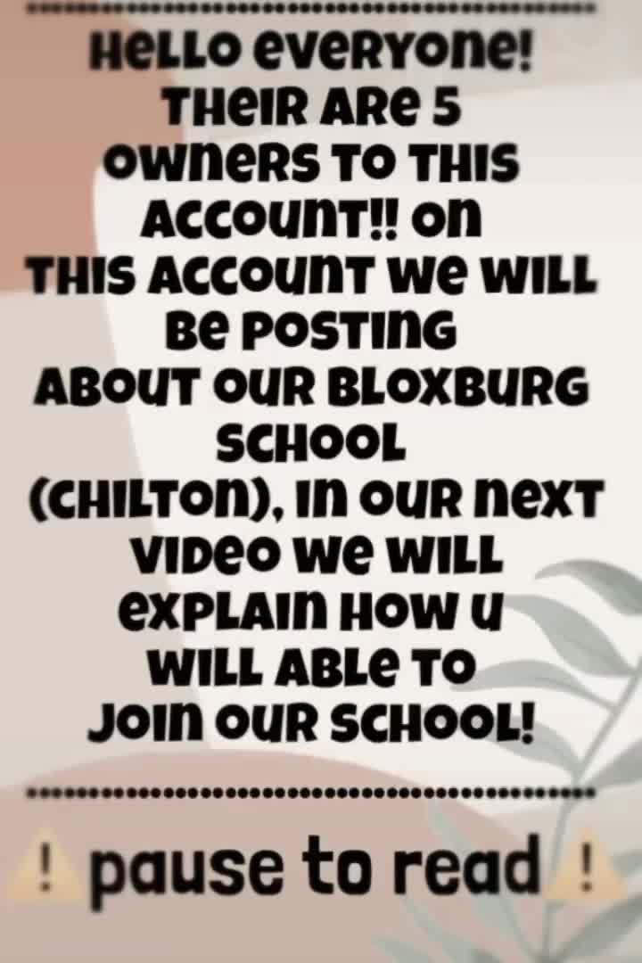 @Bʟᴏxʙᴜʀɢ sᴄʜᴏᴏʟ!