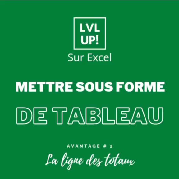@Level Up Sur Excel