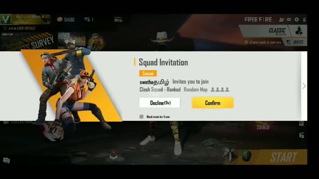 @free fire only