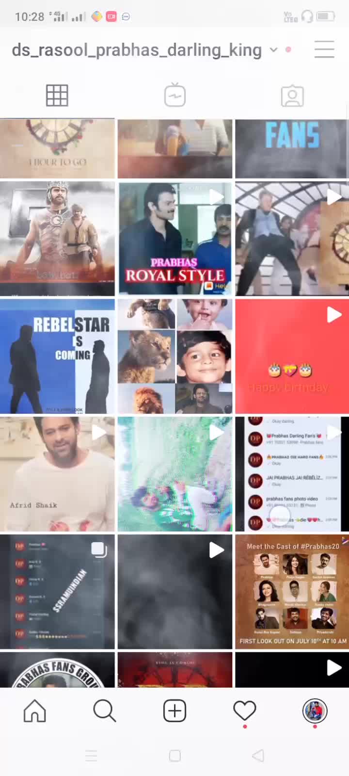 @Prabhas darling 💞💪