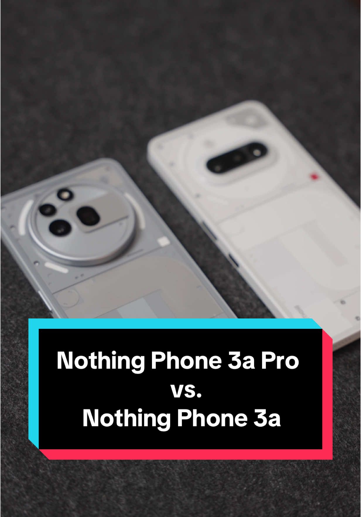 Nothing Phone 3a Pro vs. Nothing Phone | Shomes Gee (@shoandtech)