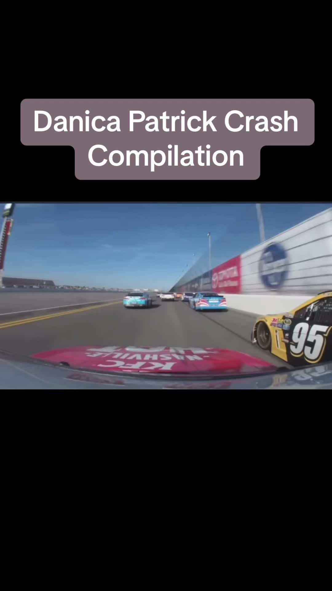 Danica Patrick Crash Compilation Part | NASCAR Unleashed (@nascarunleashed)