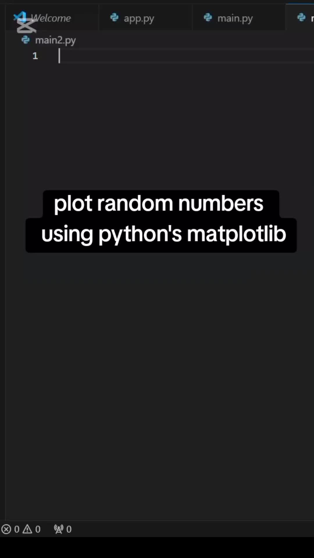 plot random numbers using python's | Adebayo Musturpha (@adebayo_musturpha)